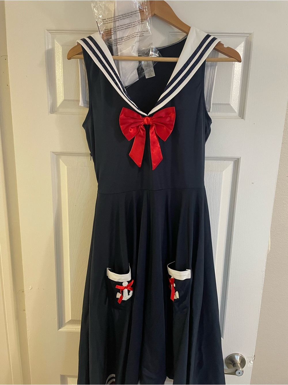 Navy Sailor Dress Nautical Hat included!
NWOT
